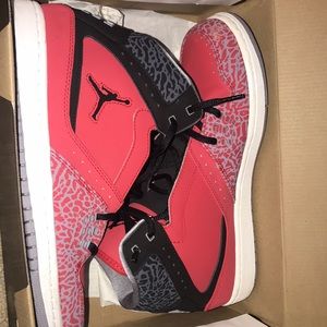 Red and Black Jordan’s